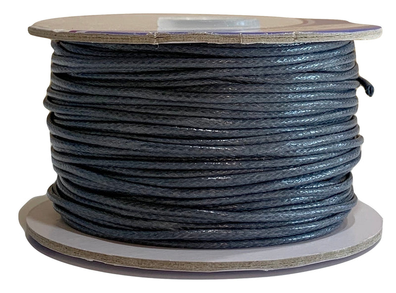 Smokey Gray - Wax Polyester Surfer Cord - 45 or 50 yd rolls – Tangles'n ...