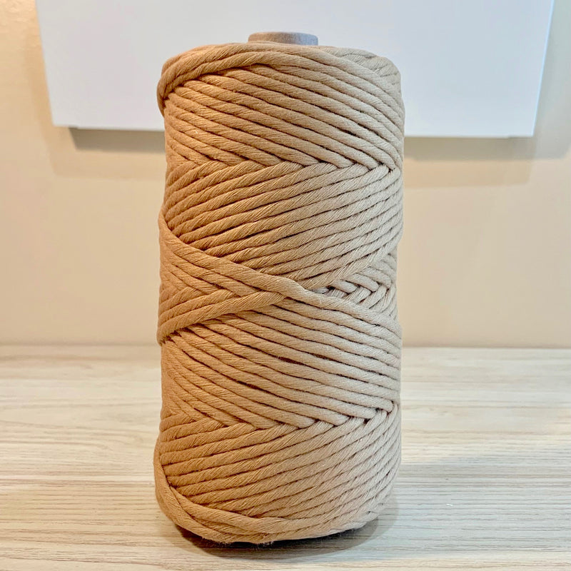 Tortilla - 5MM Single Strand Cotton Macrame Cord (100M)