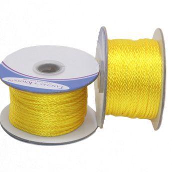 Nylon Twisted Cord - Yellow - 2mm & 3mm (CLEARANCE)
