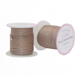 Wax Cotton Cord:  TAN:  0.5MM Only