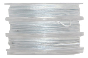 White - Wax Polyester Surfer Cord - 5 or 10 yards