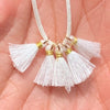 White - Tiny Tassel