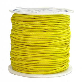 Elastic Cord 1MM - YELLOW (20 yds)