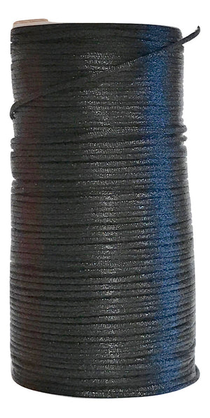 Black - 2MM / 3MM Rattail - Rolls