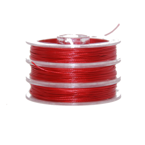 Cranberry - Wax Polyester Surfer Cord - 5 or 10 yards