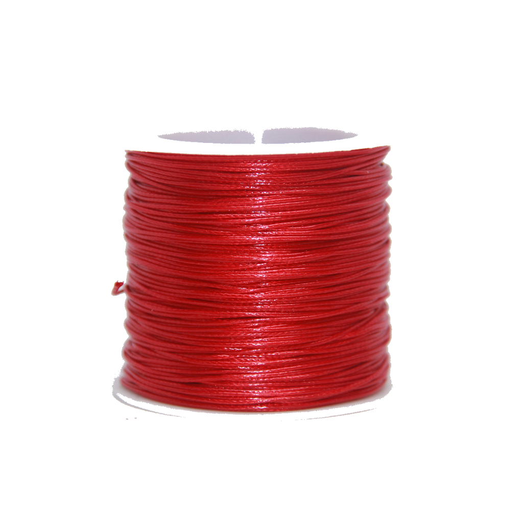 Cranberry  - Wax Polyester Surfer Cord - 45 or 50 yd rolls