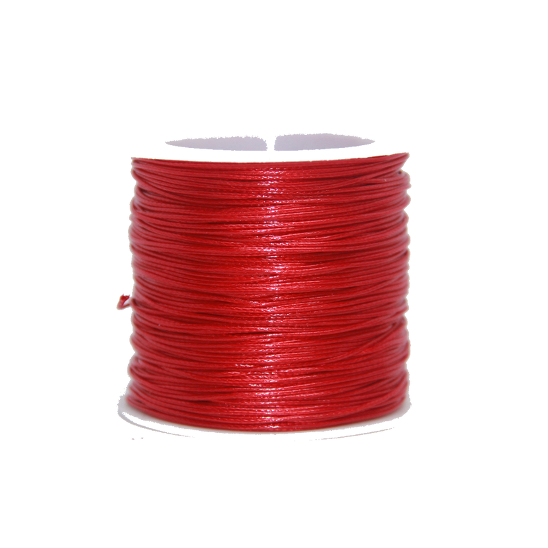 Cranberry  - Wax Polyester Surfer Cord - 45 or 50 yd rolls