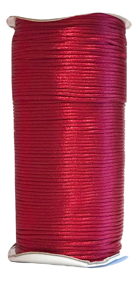 Cranberry - 2MM Rattail - Rolls