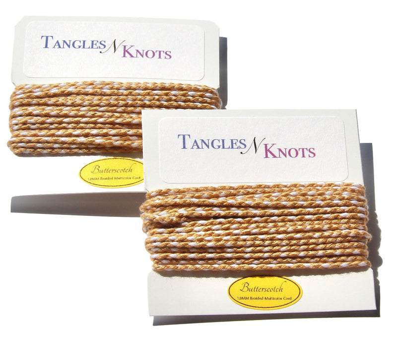 Nylon Braided Multi-Color Cord - Butterscotch