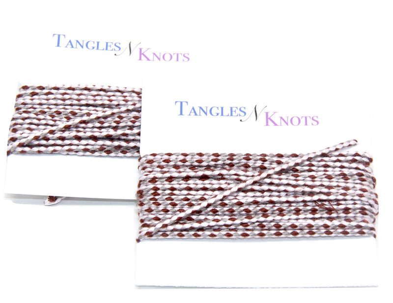 Nylon Braided Multi-Color Cord - Chocolate Kiss