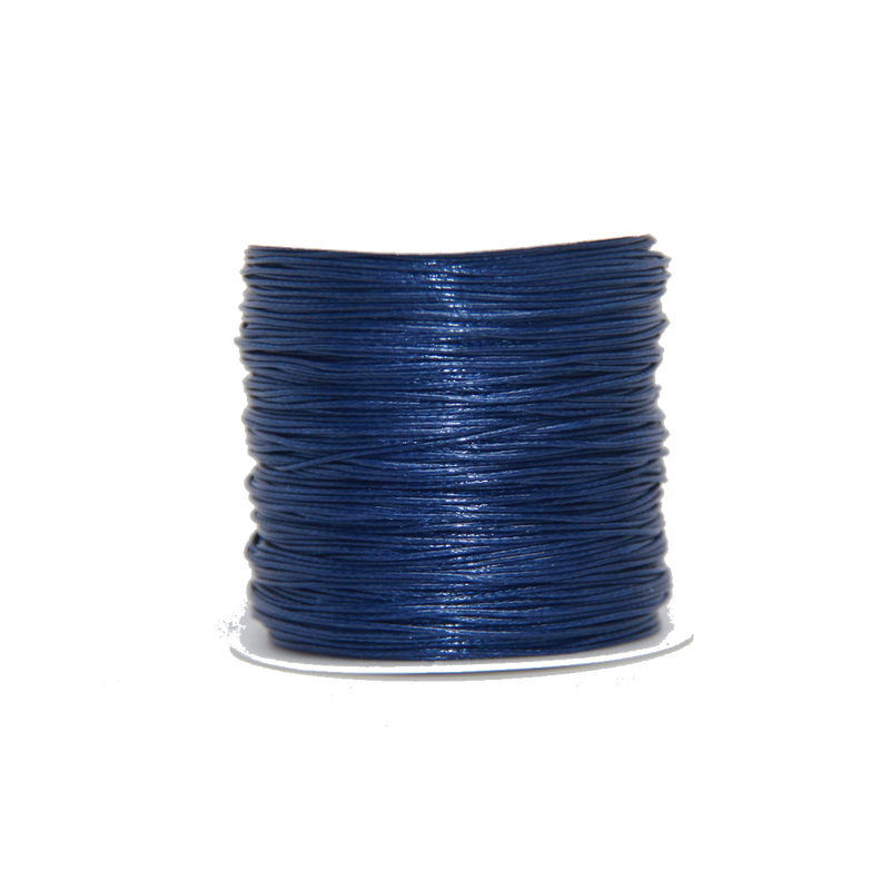 Navy - Wax Polyester Surfer Cord - 45 or 50 yd rolls