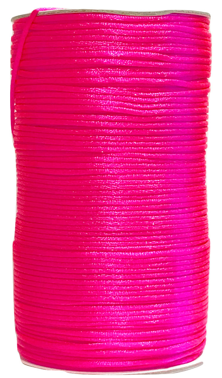 Neon Pink - 2MM Rattail - Rolls