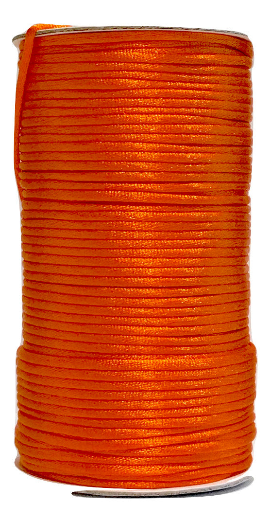 Orange - 3MM Rattail - Rolls
