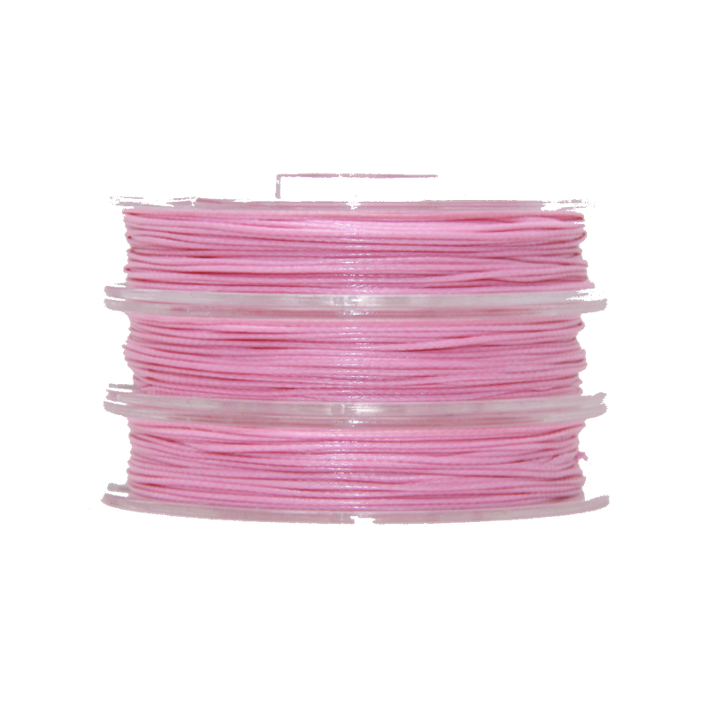 Pink - Wax Polyester Surfer Cord - 5 or 10 yards