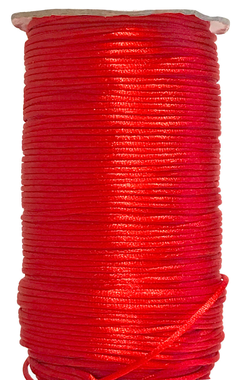 Red Retro Ragtangle Red - 2MM / 3MM / 5MM Rattail - Rolls – Tangles'n Knots