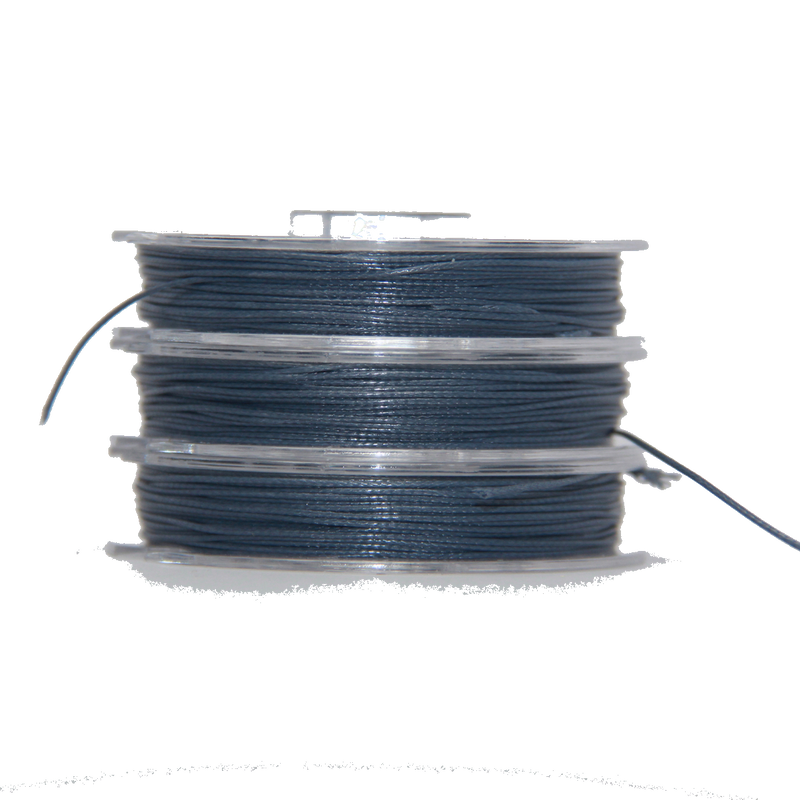 Smokey Gray - Wax Polyester Surfer Cord - 5 or 10 yards