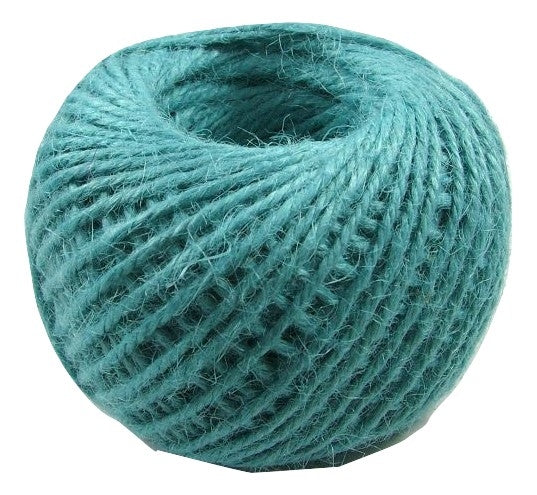 Jute - Teal:  1.5MM-2MM (50M) (Clearance)